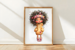 Quirky Love Girl Clipart Png Product Image 3