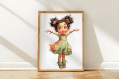 Quirky Love Girl Clipart Sublimation Product Image 3