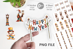 New Year Celebration Sticker Product Image 1