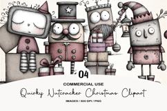 Quirky Nutcracker Christmas Clipart Product Image 1