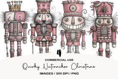 Quirky Nutcracker Christmas Clipart Sublimation Product Image 1