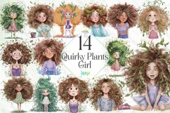 Quirky Plants Girl Sublimation Bundle Product Image 1