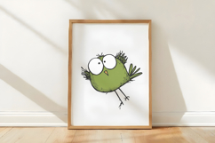 Quirky Playful Birds Clipart Product Image 3