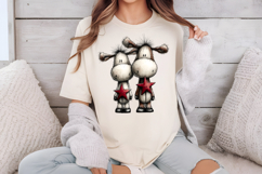 Quirky Reindeer Clipart PNG Product Image 3