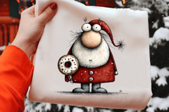 Quirky Santa Claus Clipart Sublimation Product Image 2