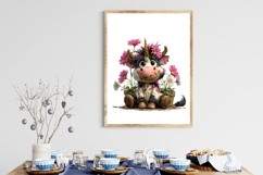 Quirky Spring Baby Unicorn Animals Clipart Product Image 3