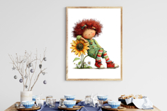 Quirky Spring Cute Fairy Clipart Product Image 3