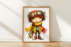 Quirky Tourist Boy Clipart Product Image 3