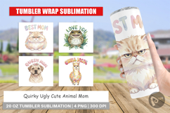 Quirky Ugly Animal Mom Tumbler Product Image 1