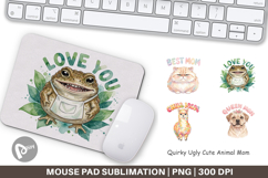 Quirky Ugly Animal Mom Mouse Pad Product Image 1