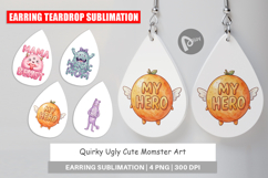 Quirky Momster Earring Product Image 1