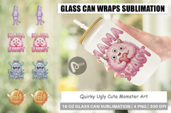 Quirky Momster Glass Can Product Image 1