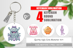 Quirky Momster Keychain Product Image 1