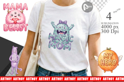 Quirky Momster Sublimation Product Image 1