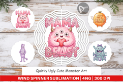 Quirky Momster Wind Spinner Product Image 1