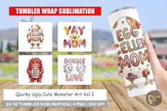 Quirky Momster Tumbler Product Image 1