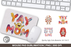 Quirky Momster Mouse Pad Product Image 1