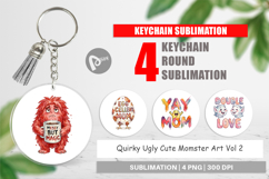 Quirky Momster Keychain Product Image 1