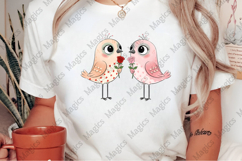Quirky Valentine Bird Png Product Image 2