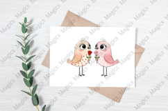 Quirky Valentine Bird Png Product Image 3