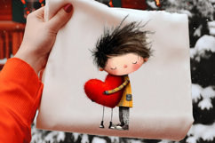 Quirky Valentine Boy Clipart Product Image 2
