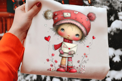Quirky Valentine Boy Clipart Product Image 2