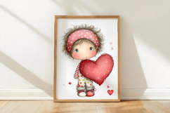 Quirky Valentine Boy Clipart Product Image 3