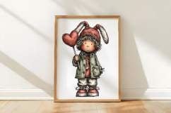 Quirky Valentine Boy PNG Product Image 3