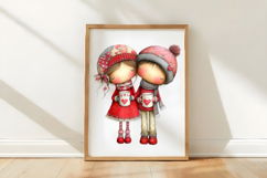 Quirky Valentine Couple Clipart Product Image 3