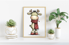 Quirky Valentine Day Animal Clipart PNG Product Image 2