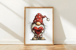 Quirky Valentine Day Gnome Clipart Product Image 3