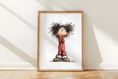 Quirky Valentine Day Woman PNG Product Image 3