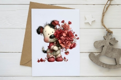 quirky valentine dog clipart Product Image 2