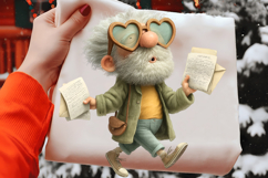 Quirky Valentine Old Man Clipart Product Image 2