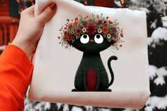 Quirky Valentine's Day Cat Clipart Product Image 2