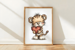 Quirky Valentines Animals Clipart Product Image 3