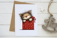 quirky valentines cats clipart Product Image 2