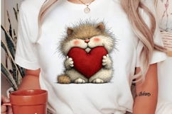 quirky valentines cats clipart Product Image 3