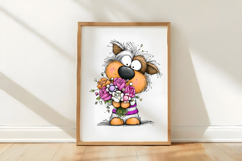 Quirky Valentines Dogs Clipart Product Image 3