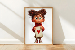 Quirky Valentines Girl Sublimation Product Image 3