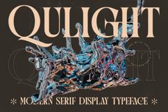 Qulight - Modern Serif Display Typeface Product Image 1