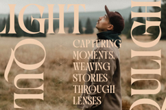 Qulight - Modern Serif Display Typeface Product Image 5