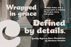 Qumblr Capuca Retro Handdrawn Serif Groovy Swashes Product Image 2
