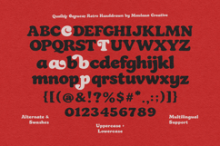 Qumblr Capuca Retro Handdrawn Serif Groovy Swashes Product Image 6