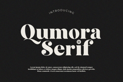 Qumora Elegant Serif Typeface Product Image 2