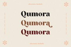 Qumora Elegant Serif Typeface Product Image 6