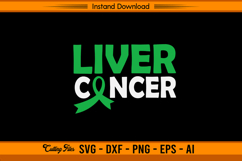 Liver Cancer Awareness Ribbon SVG File Product Image 1