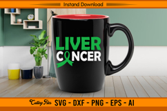 Liver Cancer Awareness Ribbon SVG File Product Image 3
