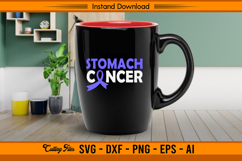 Stomach Cancer Awareness Ribbon SVG Product Image 3
