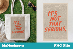 Funny Quote on Paper Sublimation Trendy Wallart Product Image 1